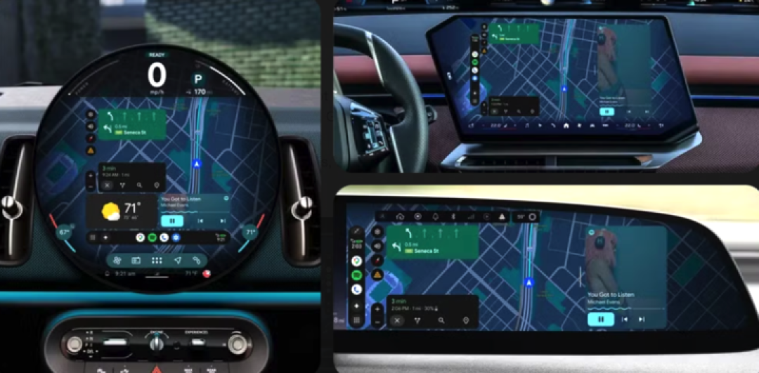 Android Auto 全面更新,看齐 Carplay!还有更「懂车」的 Gemini