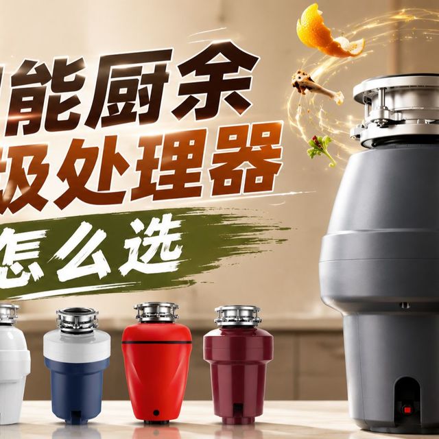 【厨余垃圾处理器推荐】智能厨余垃圾处理器选购必看！10款热门机型横评，618大促全价位避坑指南 | 云米/西屋/贝克巴斯/海尔/爱适易多品牌实测 静音防堵