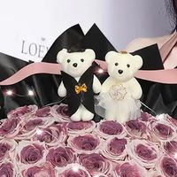 520送花别瞎买！这束乌梅子酱玫瑰，把“浪漫天花板”焊在手里