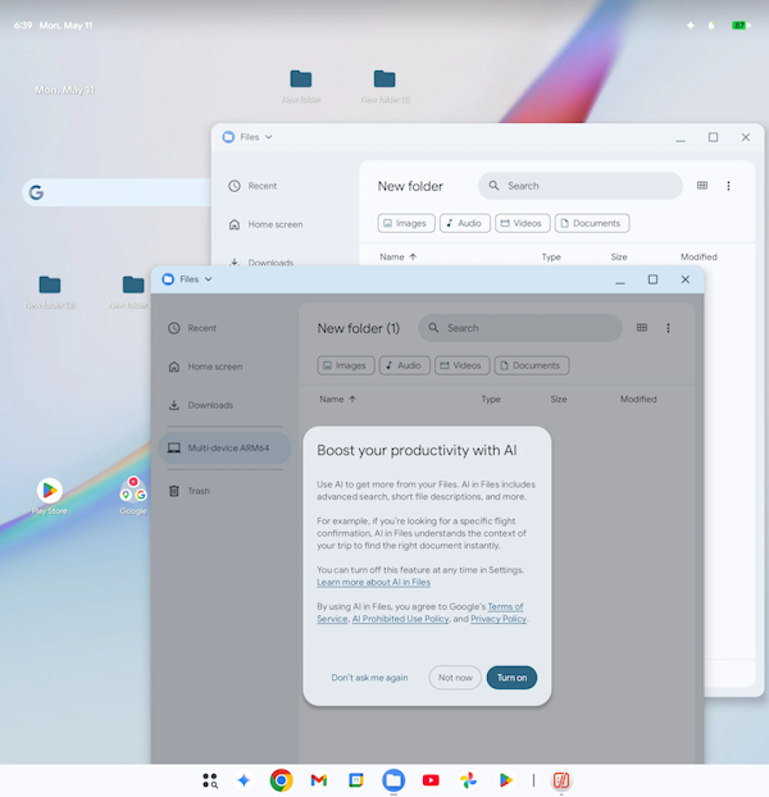 桌面版安卓来了!Google打造全新PC操作系统:界面细节首曝 比Windows如何