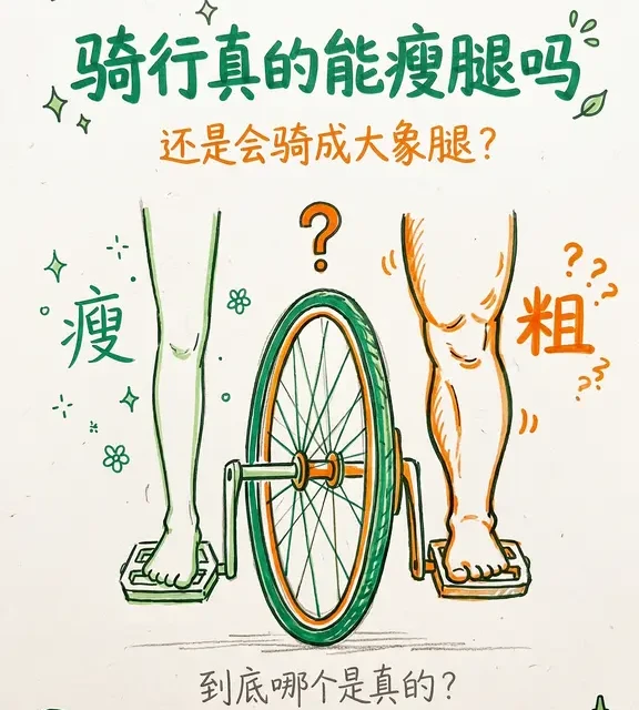 🚴‍♂️ 骑行真的能瘦腿吗？