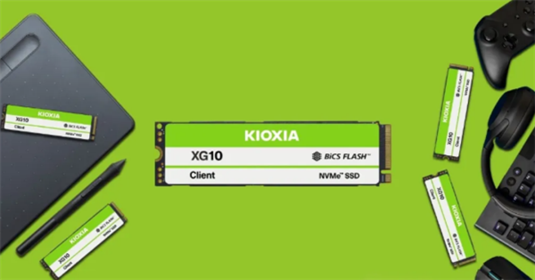 铠侠发布XG10系列PCIe 5.0 SSD:顺序读取达14000 MB/s 最高可选4TB