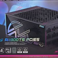 微星MPG Ai1300TS PCIE5月神评测：1300W钛金电源到底有多稳？
