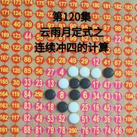 此五子棋云雨月定式内含19步的连续冲杀，如果能算到，起码有市冠水平。评论区的你们算到了没有？