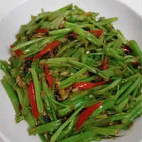 有手就会💯江西小炒空心菜梗太下饭了🔥