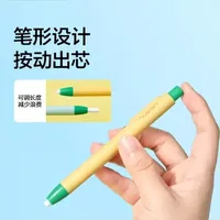 得力纽赛按动免削橡皮笔：精准擦拭与便携设计的结合