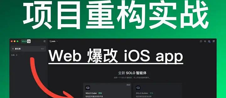 30分钟实战：用 TRAE SOLO 将 Web 项目重构为 iOS App_服务软件_什么值得买