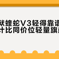 雷蛇炼狱蝰蛇V3轻得靠谱，非打孔设计比同价位轻量旗舰更耐造