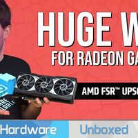 【4K60帧】AMD宣布把FSR 4.1下放至RDNA 3/2显卡 | 来源：Hardware Unboxed | 机翻中文
