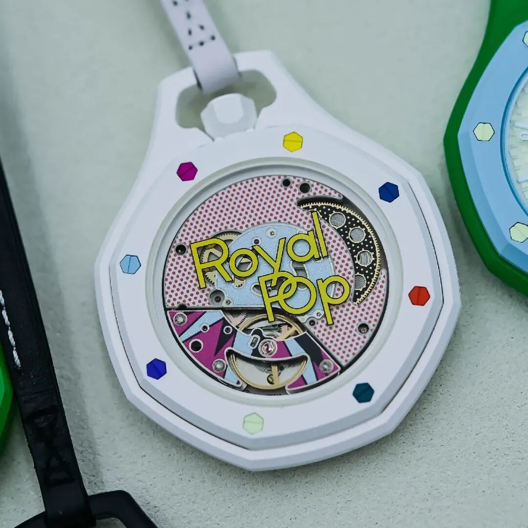 「开箱」 2950元买“皇家橡树”?Swatch x 爱彼联名怀表Royal Pop,我抢到了?