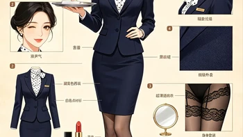 藏青空姐制服风穿搭｜解析