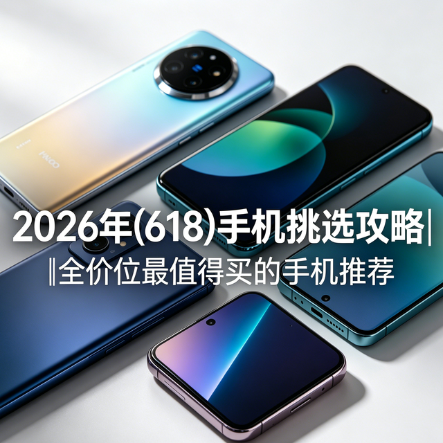 2026年(618)手机挑选攻略||全价位最值得买的手机推荐