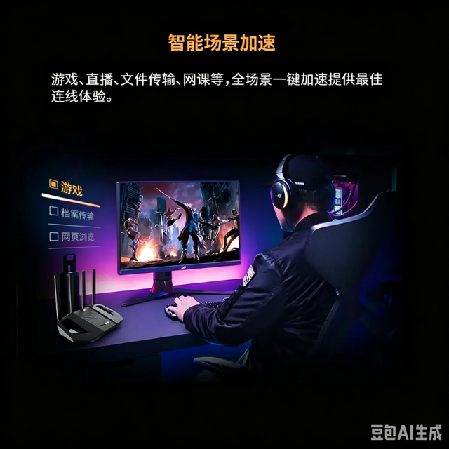 华硕TUF小旋风WiFi7，为电竞而生的硬核利器