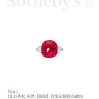2024~2026年苏富比蓝宝石、红宝石、祖母绿各自拍卖top5
