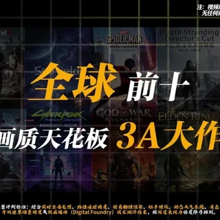 十大3A游戏画质天花板:技术解析与视觉标杆