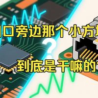 网口旁边那个小方块，到底是干嘛的？