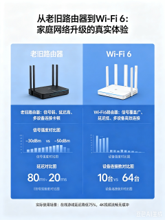 老旧路由器到WiFi6的升级体验