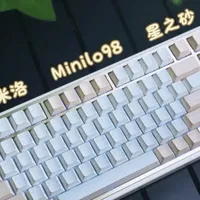 阿米洛Minilo98 Pro「星之砂」键盘解析：莫兰迪配色与Gasket结构