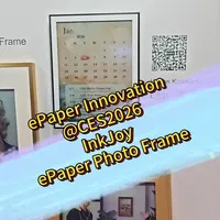 InkJoy电子纸画框亮相CES2026：Spectra6全彩技术与ISFR算法解析