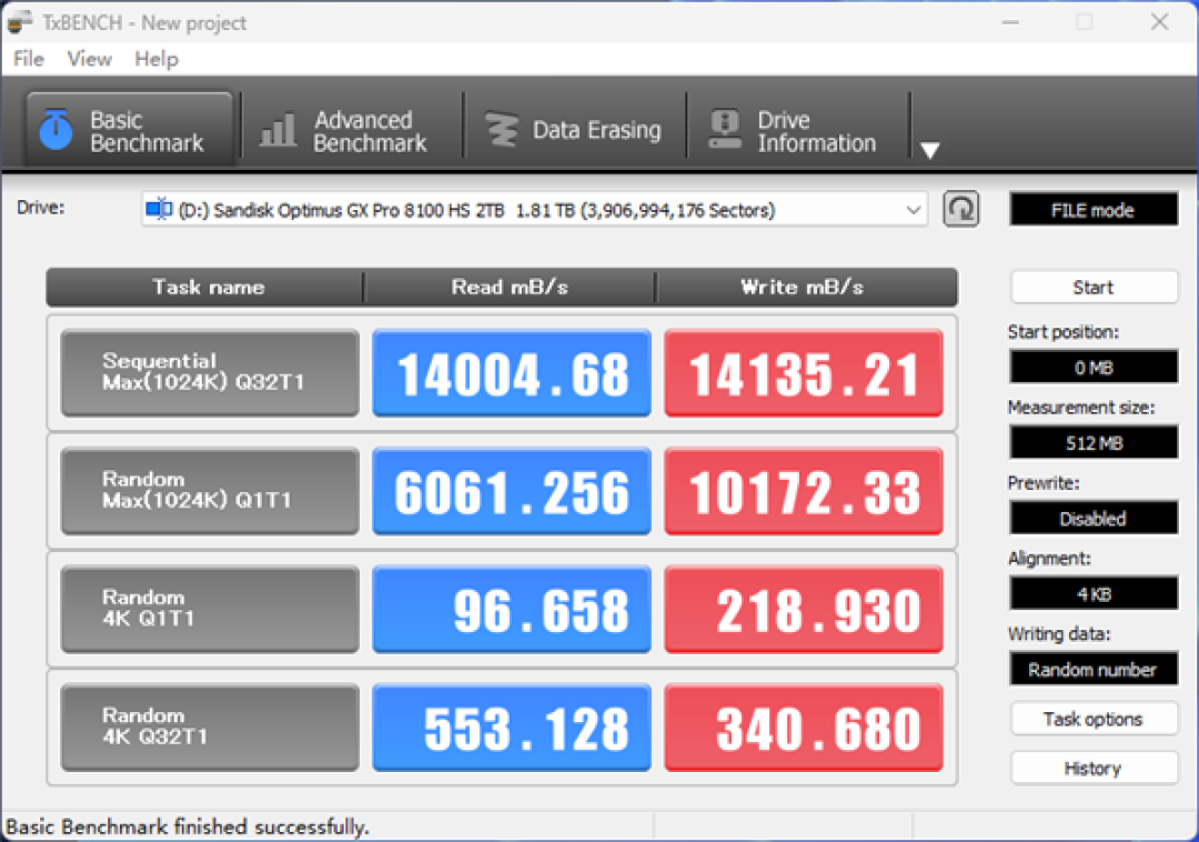 闪迪完美旗舰PCIe 5.0 SSD OPTIMUS GXPRO 8100 2TB实测：极速14.9GB/s、温度有惊喜