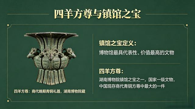 关于四羊方尊是否位列镇馆之宝