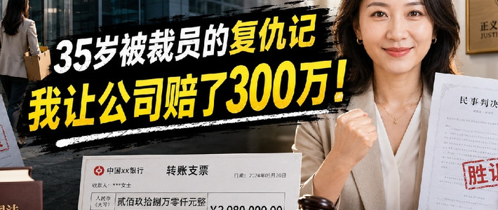 35岁被裁员，我让公司赔了300万的复仇记！（上：证据准备）