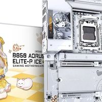 技嘉发布B850 AORUS ELITE-P ICEATX“雕妹”主板，预计下月上市
