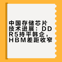 中国的量产DDR5已经持平韩国厂商,达到8000Mbps LPDDR5已差距很小,手机和电脑的内存颗粒已经基本追上了世界最先进水平,现在只差HBM了 HBM还差1-2代,按照目前长鑫的研发速度也就是差一两年时间!中国就是我全都要,当半导体制造设备不再是东大厂商扩产的瓶颈时全世界就能看到东大半导体产能扩张的速度有多么恐怖 图源推特#
