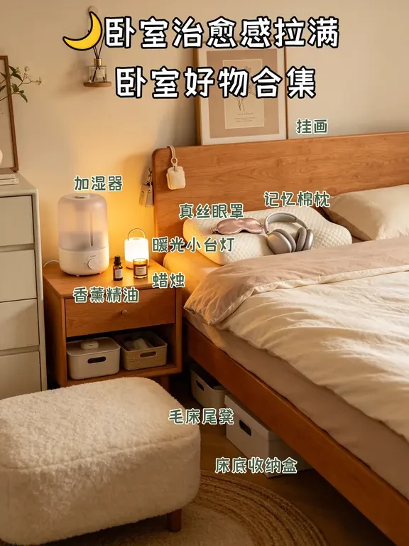 - 宅家幸福感｜卧室好物闭眼入不踩雷