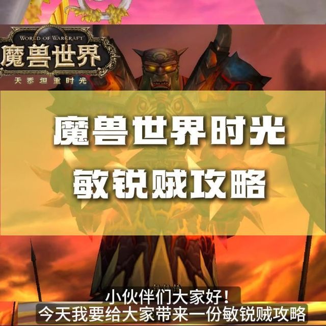 魔兽世界时光服：敏锐贼，天赋，手法，专业选择，种族，常用宏