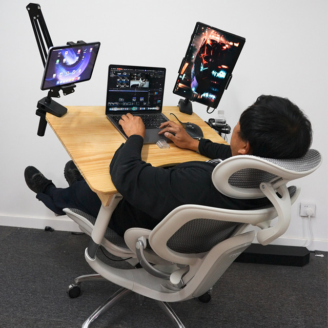 人体工学椅爆改躺椅工作站