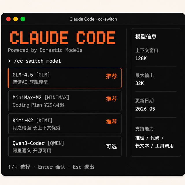 我用国产模型把 Claude Code 跑通后,写下了这份小白避坑手册