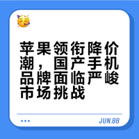 苹果领衔降价潮，国产手机品牌面临严峻市场挑战