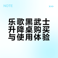 乐歌黑武士升降桌