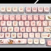 罗技灵砚K848秋日修狗主题键盘