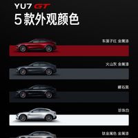 千匹性能怪兽！小米YU7 GT五款配色曝光：你会选哪款