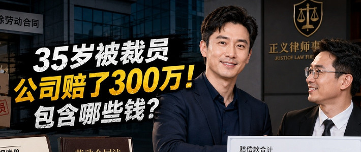 中年被裁员，让公司赔了300万（中：这些钱别忘了问公司要！）