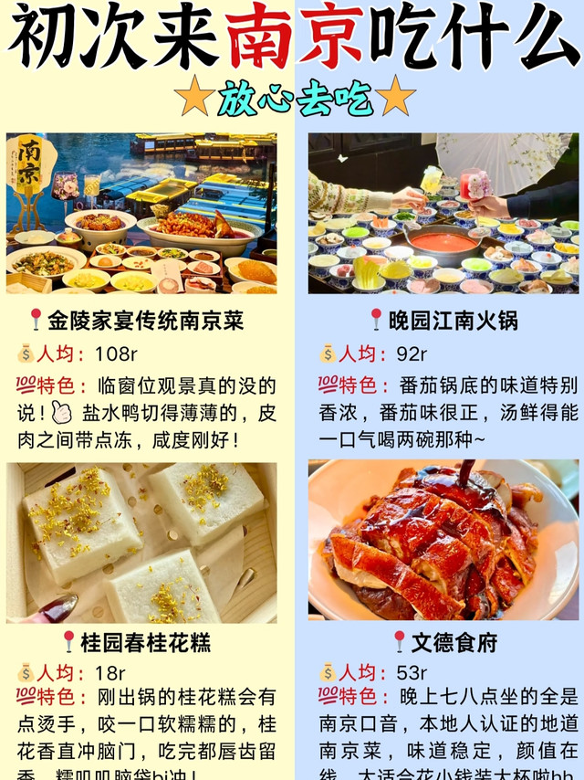 南京逛吃实录｜本地人私藏清单，三天吃遍金陵烟火✨