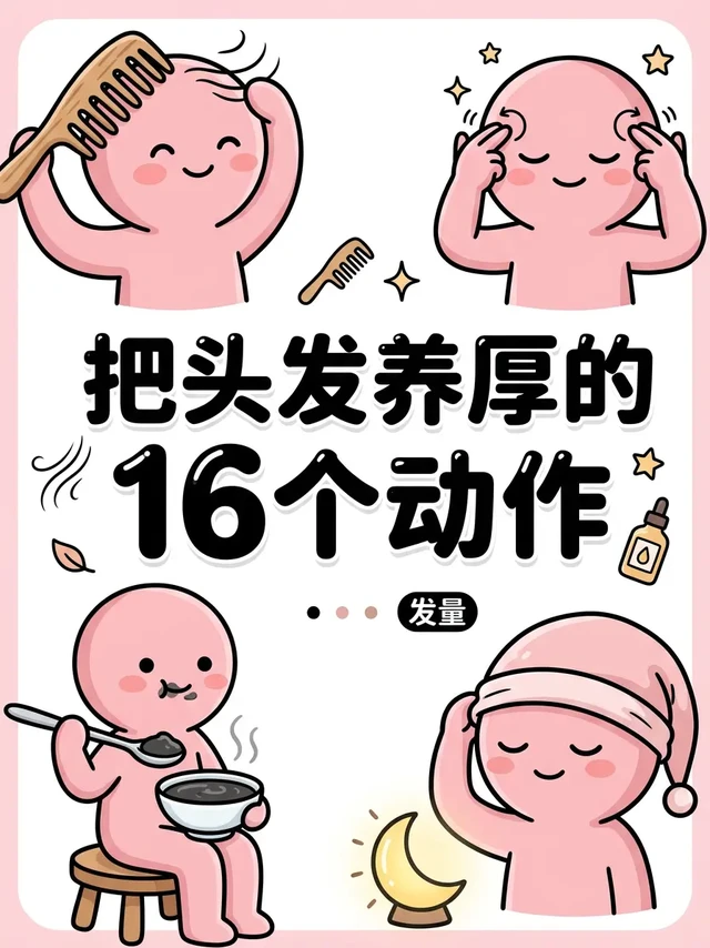 把头发养厚的16个动作