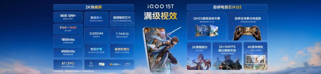 旗舰性能 直上青云!iQOO15T 3799元起正式发布