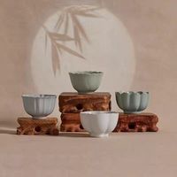 汝山明四季花杯｜送礼封神✨镇店汝窑礼盒藏着千年宋韵