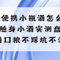 2026便携小瓶酒怎么选不浪费？6款纯粮小瓶酒实测，百元内首