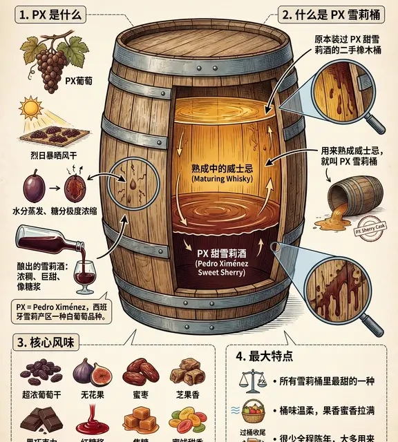 威士忌小白必看🔥到底什么是雪莉桶？看完秒