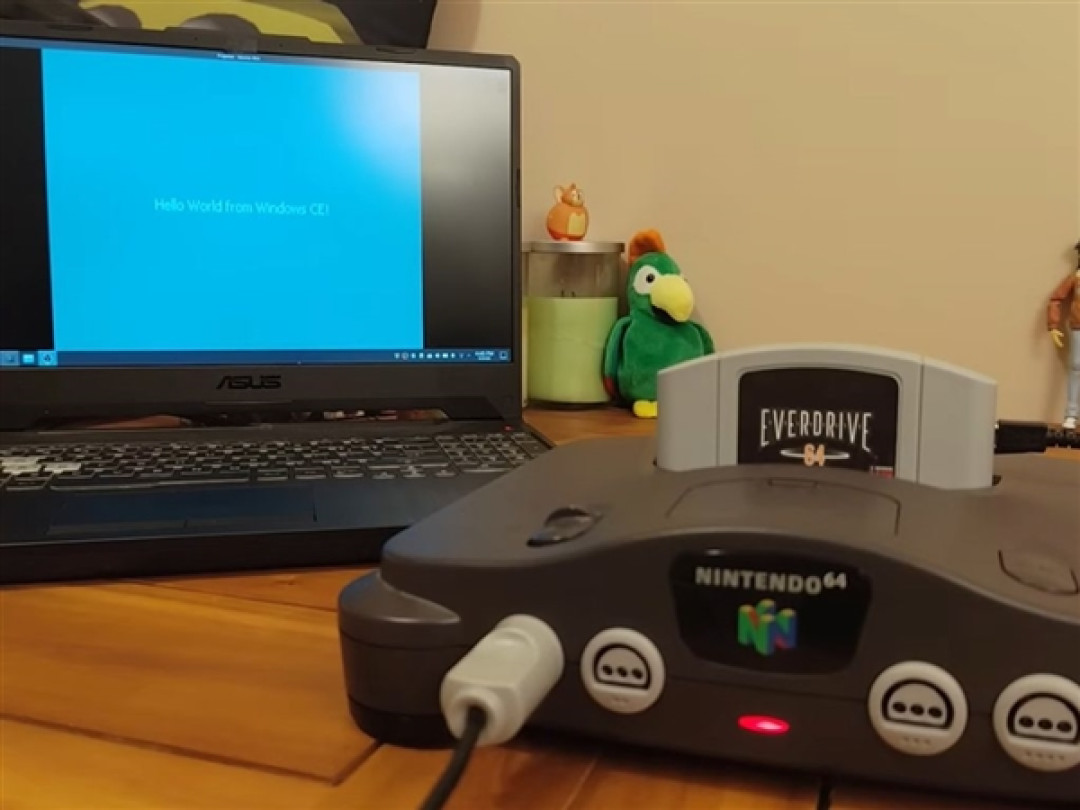 Windows CE 2.11成功移植任天堂N64!纯手搓驱动、耗时数月搞定