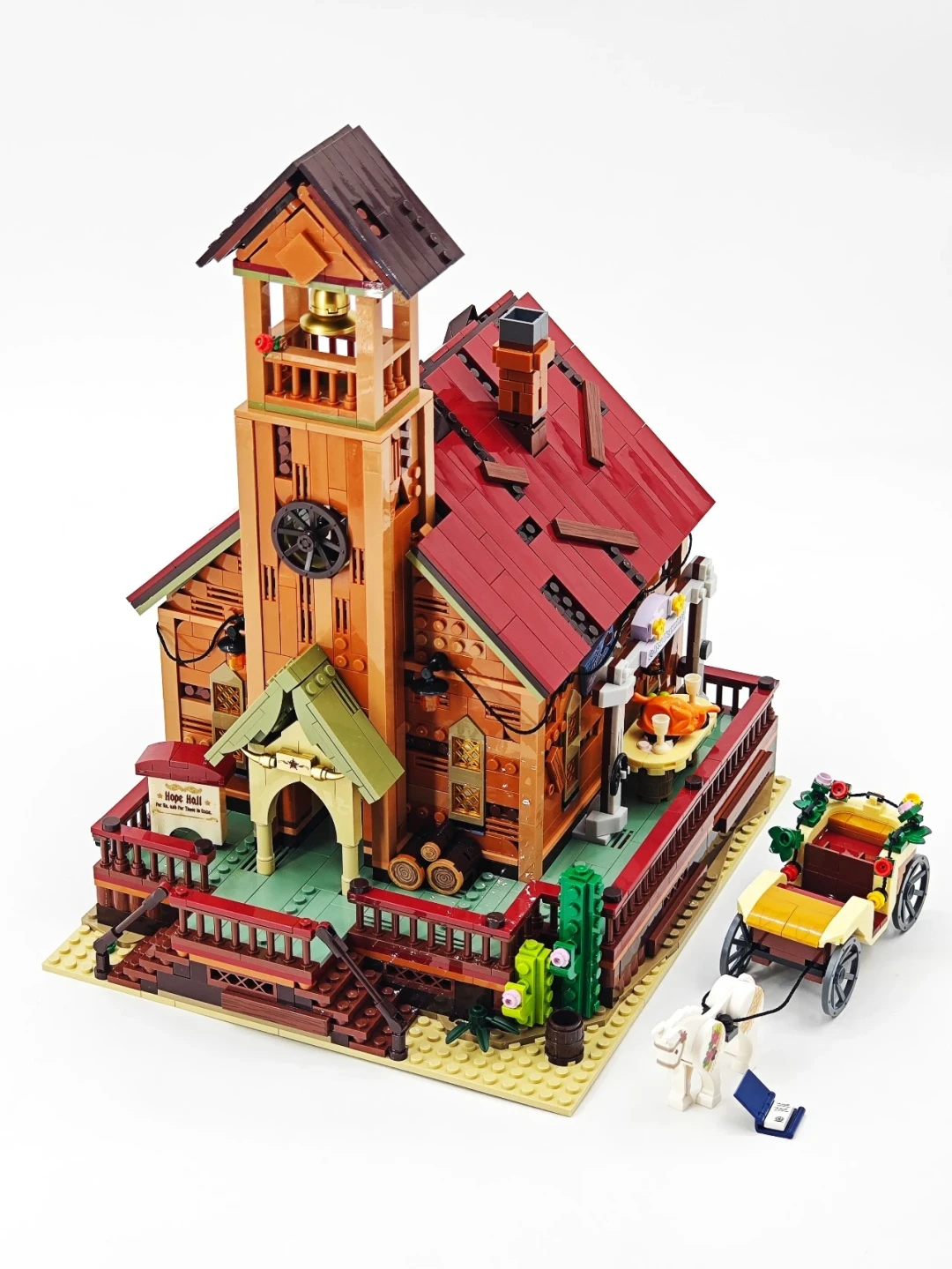 氛围感拉满!西部小镇接著圆满|Lumibricks 西部礼堂深度开箱实测
