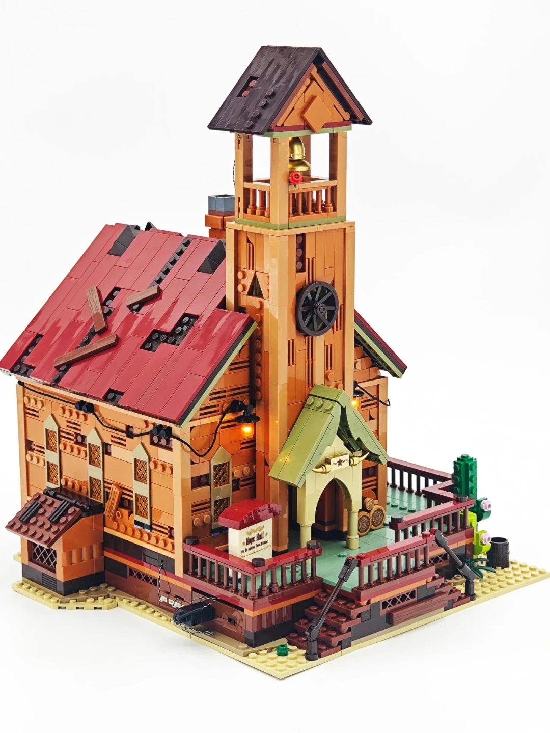 氛围感拉满!西部小镇接著圆满|Lumibricks 西部礼堂深度开箱实测