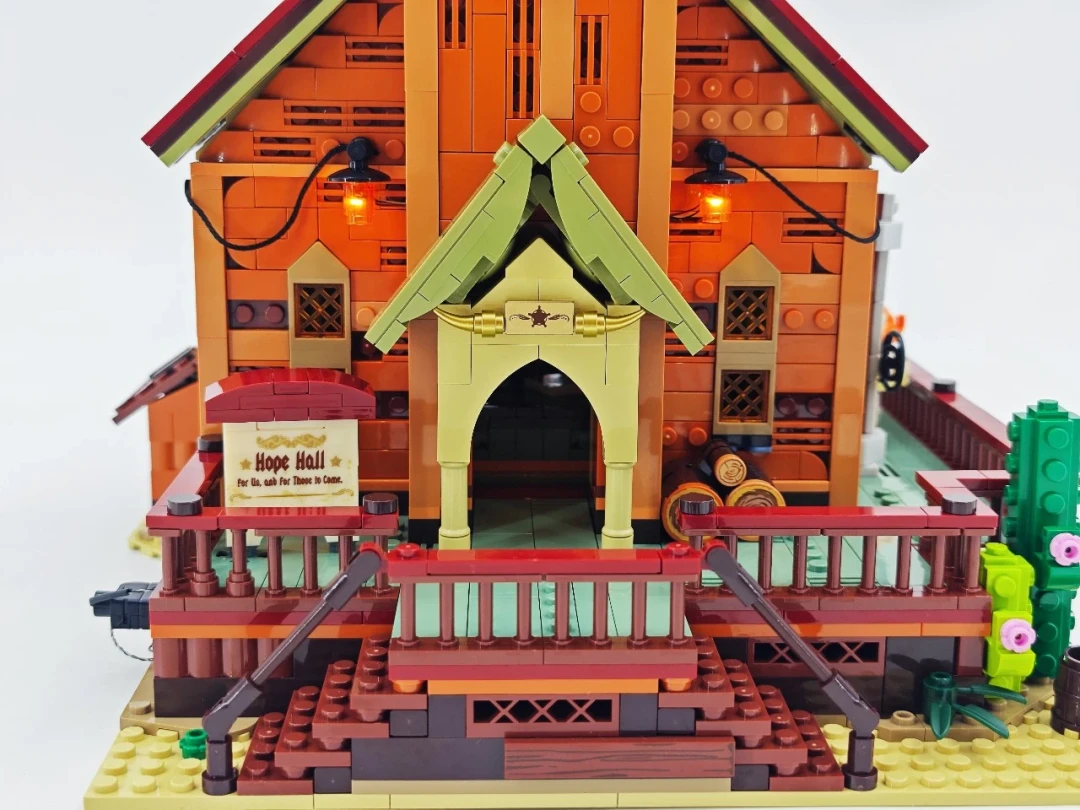 氛围感拉满!西部小镇接著圆满|Lumibricks 西部礼堂深度开箱实测