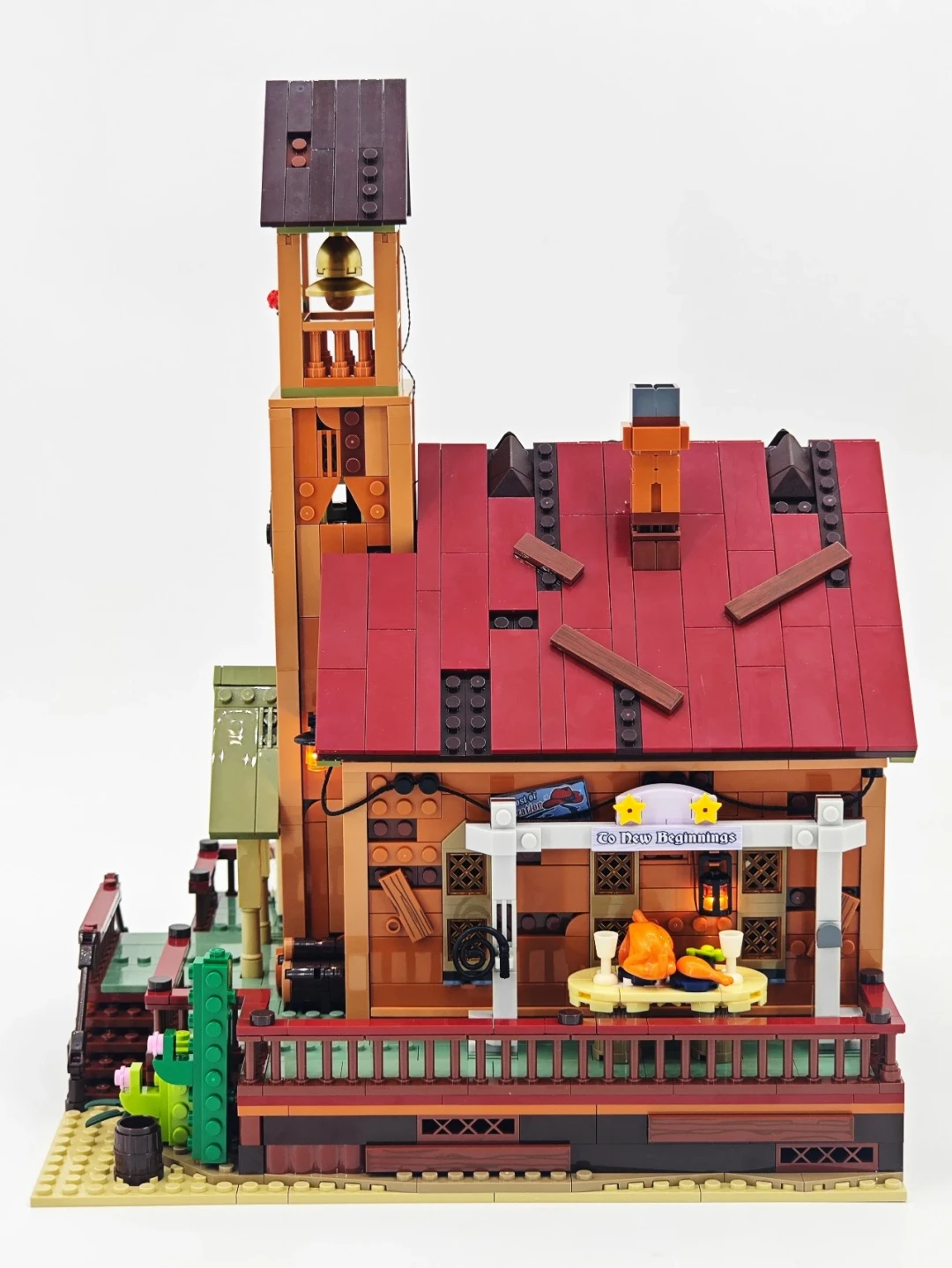 氛围感拉满!西部小镇接著圆满|Lumibricks 西部礼堂深度开箱实测