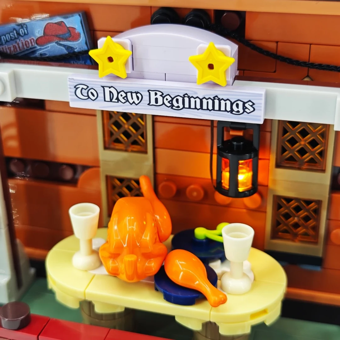 氛围感拉满!西部小镇接著圆满|Lumibricks 西部礼堂深度开箱实测