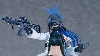 人气游戏《蔚蓝档案》登场角色，阿里乌斯分校小队队长锭前纱织正式登场良笑社 figma 可动系列